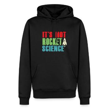 Ce n'est pas sorcier - Sweat à capuche Premium bio Homme - noir - Devant - Nico (187cm)