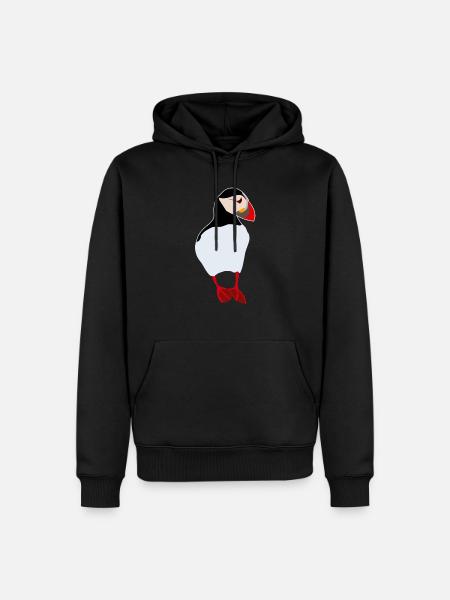 Puffin - puffin - Men’s Premium Organic Hoodie - black