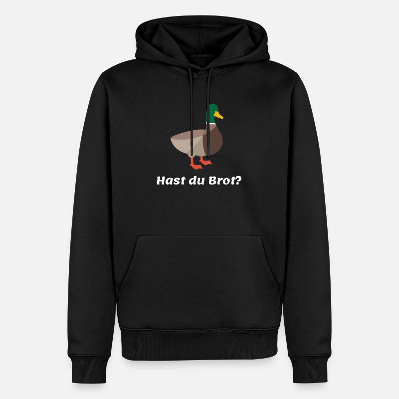 Avez-vous du pain? - Sweat à capuche Premium bio Homme - noir