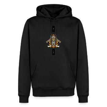Samourai Japan Ninja - Männer Premium Bio Hoodie - Schwarz - Vorne - Nico (187cm)