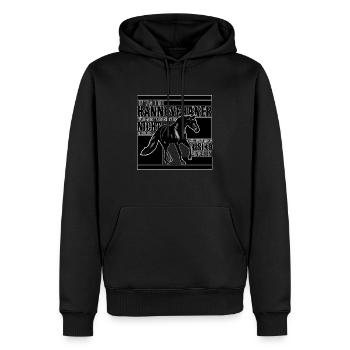 Pferdezucht Hannoveraner, Pferde - Männer Premium Bio Hoodie - Schwarz - Vorne - Nico (187cm)
