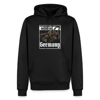 Mähen für Männer Rasenmähen Rasenpflege Garten - Männer Premium Bio Hoodie - Schwarz - Vorne - Nico (187cm)