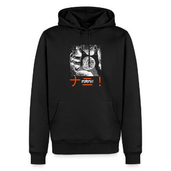 Nani! What? Funny Japanese Anime Geschenk - Männer Premium Bio Hoodie - Schwarz - Vorne - Nico (187cm)
