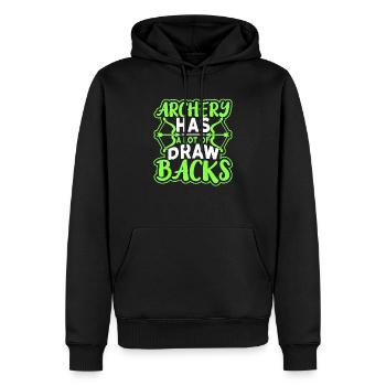 Archery - Archery and Bow Hunting - Männer Premium Bio Hoodie - Schwarz - Vorne - Nico (187cm)