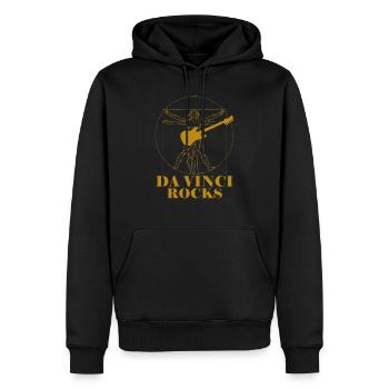 Da Vinci Rocks by The Manzanita´s - Männer Premium Bio Hoodie - Schwarz - Vorne - Nico (187cm)