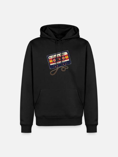 Best of 1982 Geschenk zum 40. Geburtstag - Männer Premium Bio Hoodie - Schwarz