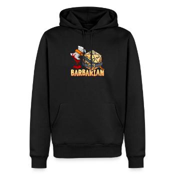 Fantasy Rpg RPG Shirt for Barbarian RPG Gamer - Men’s Premium Organic Hoodie - black - Front - Nico (187cm)