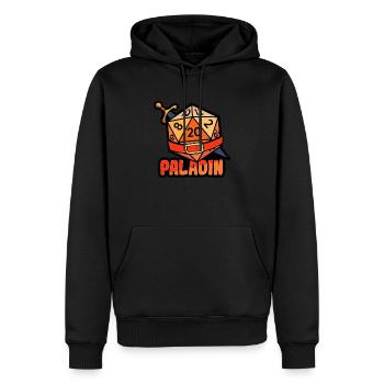 Fantasy Rollenspiel RPG Paladin RPG Gamer - Men’s Premium Organic Hoodie - black - Front - Nico (187cm)