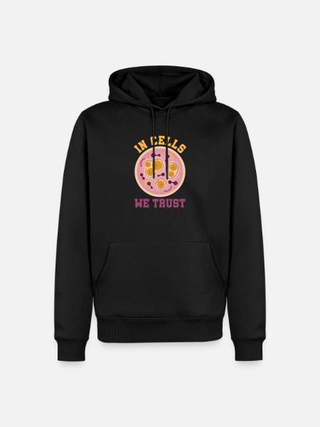Biolog ved biolog - Herre Premium økologisk hoodie - sort