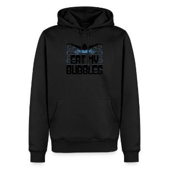 Eat My Bubbles Fun Swimming Swimmer Swim Ges - Men’s Premium Organic Hoodie - black - Front - Nico (187cm)