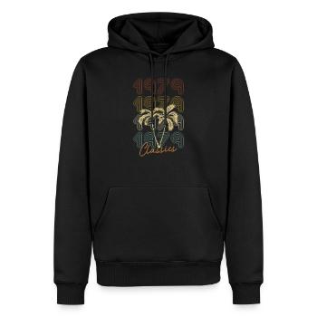 1979 Classics Retro - Männer Premium Bio Hoodie - Schwarz - Vorne - Nico (187cm)