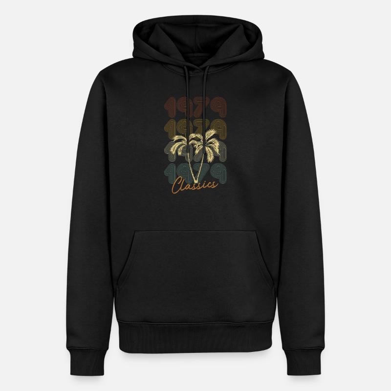 1979 Classics Retro - Männer Premium Bio Hoodie - Schwarz