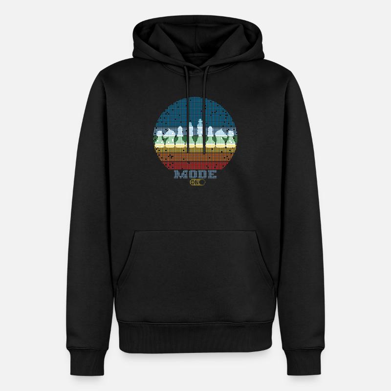 Schach Chess Schachspieler Schach - Männer Premium Bio Hoodie - Schwarz