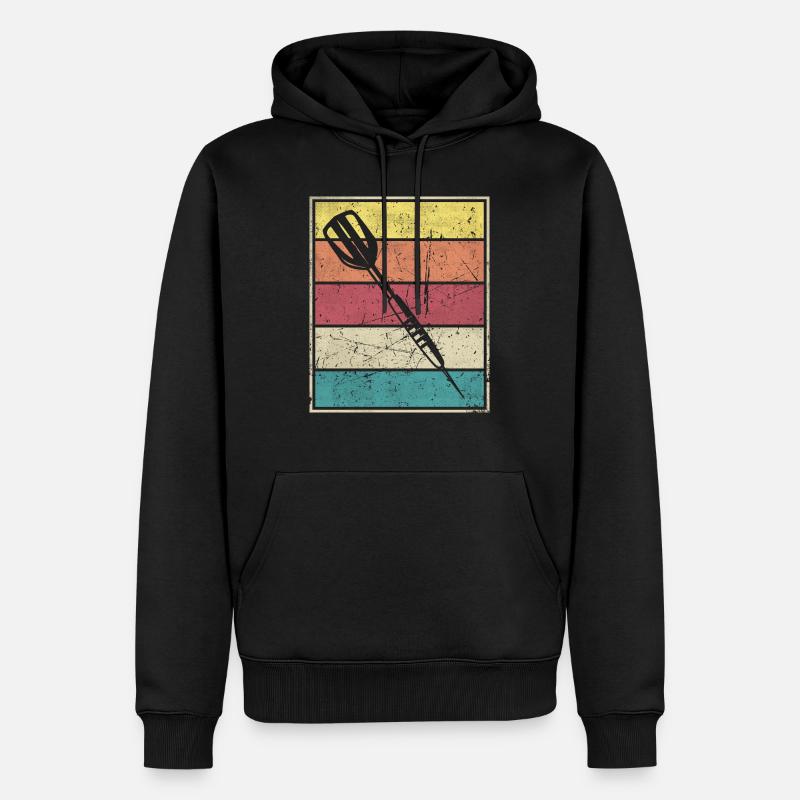 Dardos flecha dardos - Sweat à capuche Premium bio Homme - noir