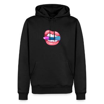 KosmetikerInnen Make-up Artist Beauty Shop - Männer Premium Bio Hoodie - Schwarz - Vorne - Nico (187cm)