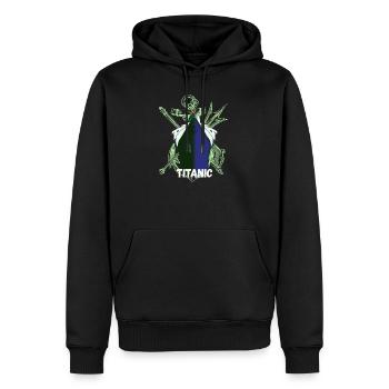 Titanic Remembered, RMS Titanic jour du souvenir - Sweat à capuche Premium bio Homme - noir - Devant - Nico (187cm)