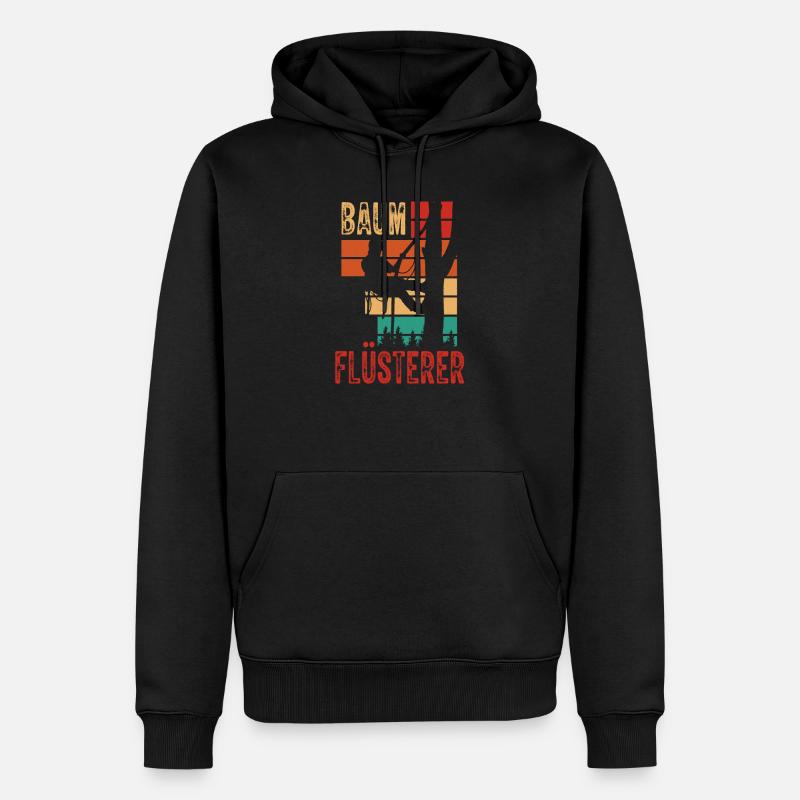 Baumklettern Baumpfleger Arborist Baumkletterer - Männer Premium Bio Hoodie - Schwarz