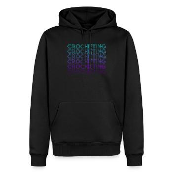 Day Trader Trading Market Exchange Retro - Sweat à capuche Premium bio Homme - noir - Devant - Nico (187cm)