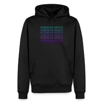 Aqrabuamelu Scorpion Homme Mésopotamie Rétro - Sweat à capuche Premium bio Homme - noir - Devant - Nico (187cm)