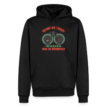 For The Rest Of Us There Are Motorcycles Motorcycl - Männer Premium Bio Hoodie - Schwarz - Vorne - Nico (187cm)