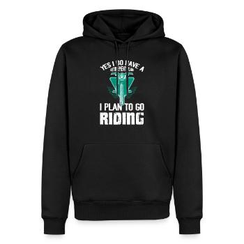 Yes I Do Have A Retirement Plan I Plan To Go Ridin - Männer Premium Bio Hoodie - Schwarz - Vorne - Nico (187cm)