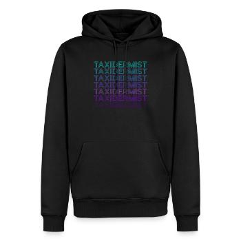 Tierpräparator Taxidermie Retro - Männer Premium Bio Hoodie - Schwarz - Vorne - Nico (187cm)