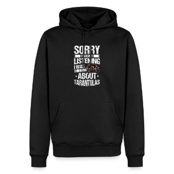 Tarantula Spider Tarantula - Men’s Premium Organic Hoodie - black - Front - Nico (187cm)