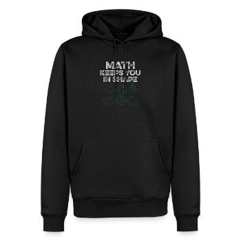 Lustige Mathematik Lehrer Kunst Mathematik Gleichung Liebhaber - Männer Premium Bio Hoodie - Schwarz - Vorne - Nico (187cm)