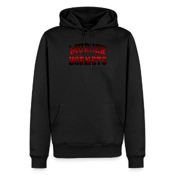 Murder Hornets Japanese Hornet Attack Mandarinia - Men’s Premium Organic Hoodie - black - Front - Nico (187cm)