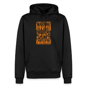 Landscaper Landscaping Landscape - Men’s Premium Organic Hoodie - black - Front - Nico (187cm)