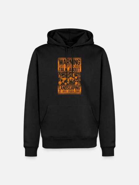 Landscaper Landscaping Landscape - Men’s Premium Organic Hoodie - black