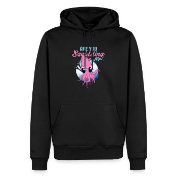Êtes-vous en train de me calmer! Scientifique en biologie marine - Sweat à capuche Premium bio Homme - noir - Devant - Nico (187cm)