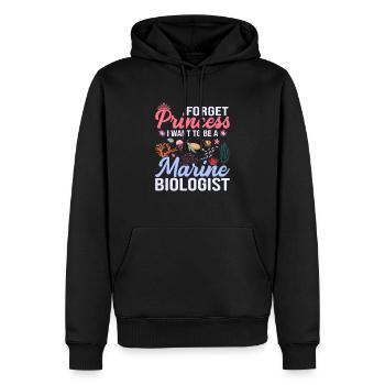 Forget Princess I Want To Be A Marine Biologist Oc - Männer Premium Bio Hoodie - Schwarz - Vorne - Nico (187cm)
