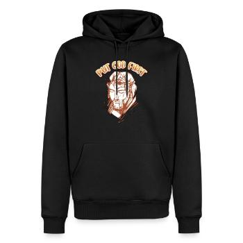 Cute Boho Put God First Positive Religious Christi - Men’s Premium Organic Hoodie - black - Front - Nico (187cm)