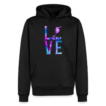 Parkour Free Running Traceur - Männer Premium Bio Hoodie - Schwarz - Vorne - Nico (187cm)