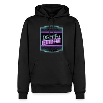 christmas tree build artificial christmas vacation - Männer Premium Bio Hoodie - Schwarz - Vorne - Nico (187cm)