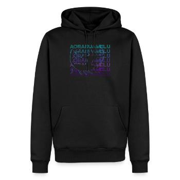 Aqrabuamelu Skorpion Mann Retro Geschenk - Männer Premium Bio Hoodie - Schwarz - Vorne - Nico (187cm)