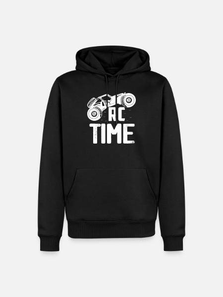 RC Time Remote Control Model Car - Men’s Premium Organic Hoodie - black