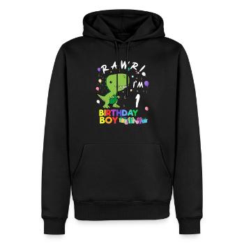 Rawr I'm 1 Cute Dinosaur Birthday Gift - Männer Premium Bio Hoodie - Schwarz - Vorne - Nico (187cm)