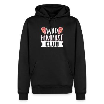 Female Womens Rights Female - Männer Premium Bio Hoodie - Schwarz - Vorne - Nico (187cm)