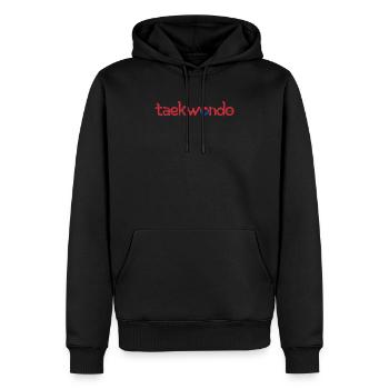 Tae Kwon Do Eum Yang Drôle Taekwondo Coréen - Sweat à capuche Premium bio Homme - noir - Devant - Nico (187cm)