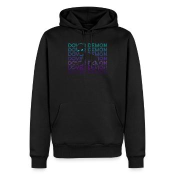 Dover Dämon Kryptide Kryptozoologie Retro Geschenk - Männer Premium Bio Hoodie - Schwarz - Vorne - Nico (187cm)