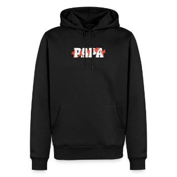 Papa Karate Dad Lustiger Papa Kampfsport Liebhaber - Männer Premium Bio Hoodie - Schwarz - Vorne - Nico (187cm)