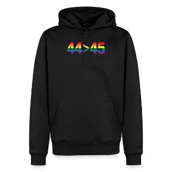 Obama Gay Pride - Men’s Premium Organic Hoodie - black - Front - Nico (187cm)