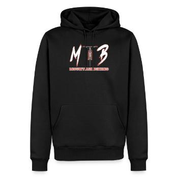 VTT VTT - Mountainbiker Fahrrad - Sweat à capuche Premium bio Homme - noir - Devant - Nico (187cm)