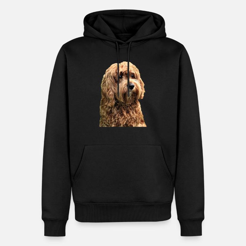 Cavapoo - Männer Premium Bio Hoodie - Schwarz