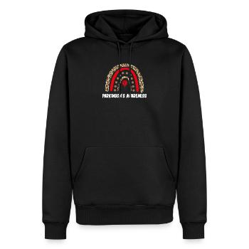 Parkinson's shaking paralysis disease - Men’s Premium Organic Hoodie - black - Front - Nico (187cm)