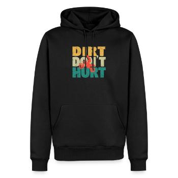 Dreck tut nicht weh Fahrrad Motocross Enduro Biker - Männer Premium Bio Hoodie - Schwarz - Vorne - Nico (187cm)