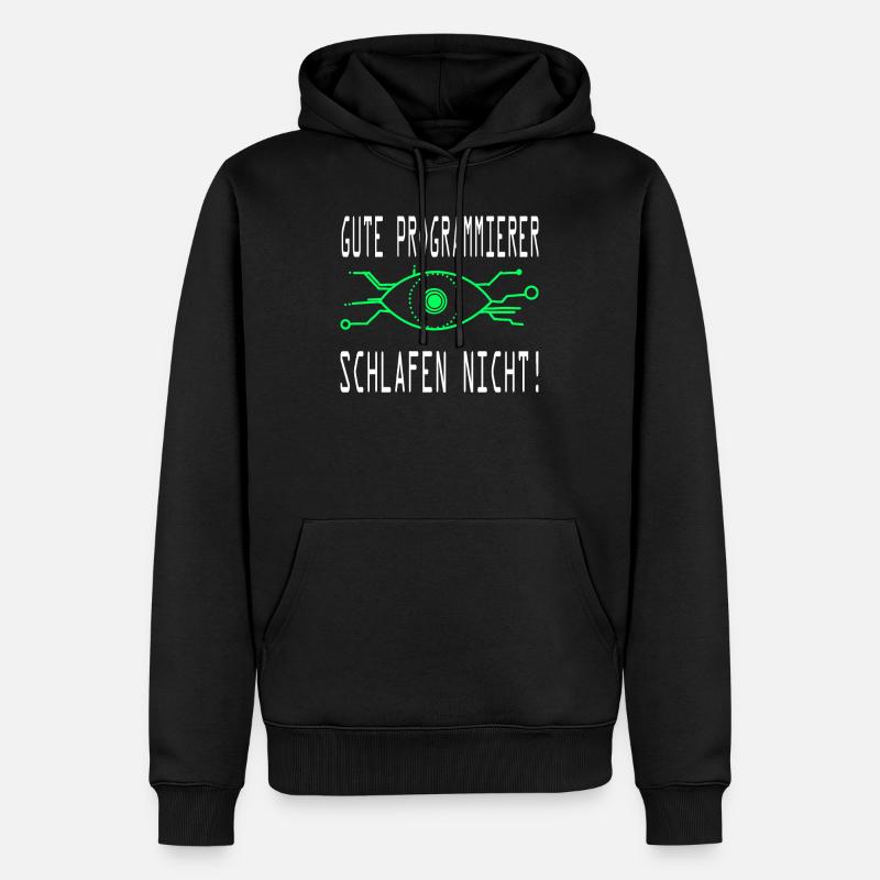 Computerarbeit Programmierung Coding - Männer Premium Bio Hoodie - Schwarz