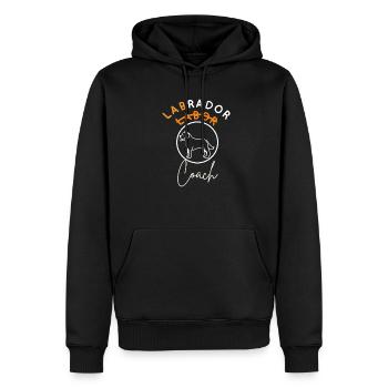 Labor Coach Lustige Geburt Coach Geburt Doula Wortspiele - Männer Premium Bio Hoodie - Schwarz - Vorne - Nico (187cm)
